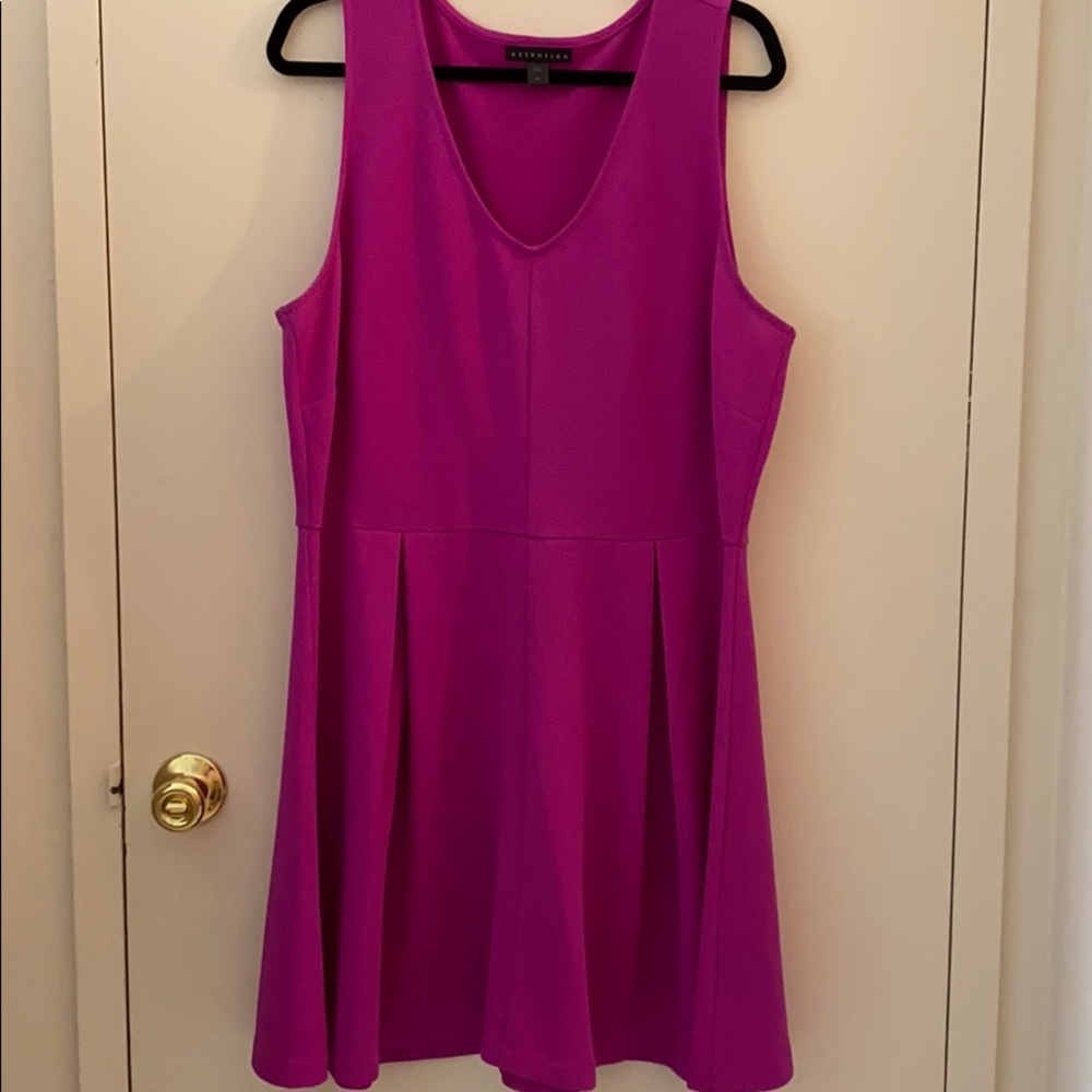 Magenta tank dress